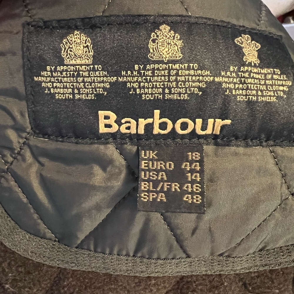 Barbour Quilted Outerwear in Olive Green